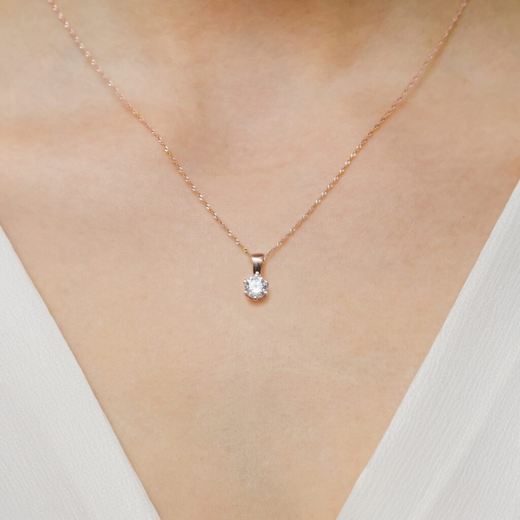 Zawieszka  Diament 0,30ct - widok 3