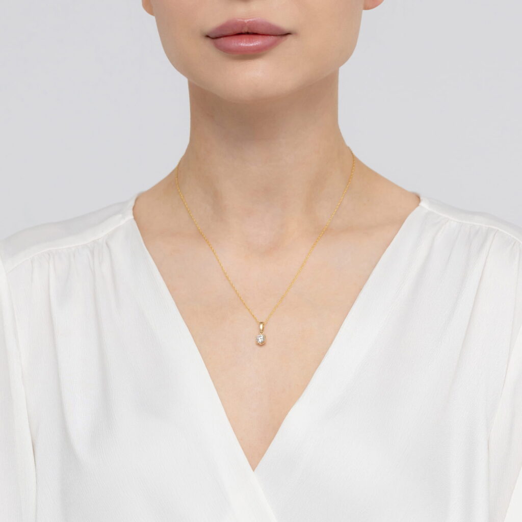Zawieszka  Diament Laboratoryjny 0,70ct - widok 3