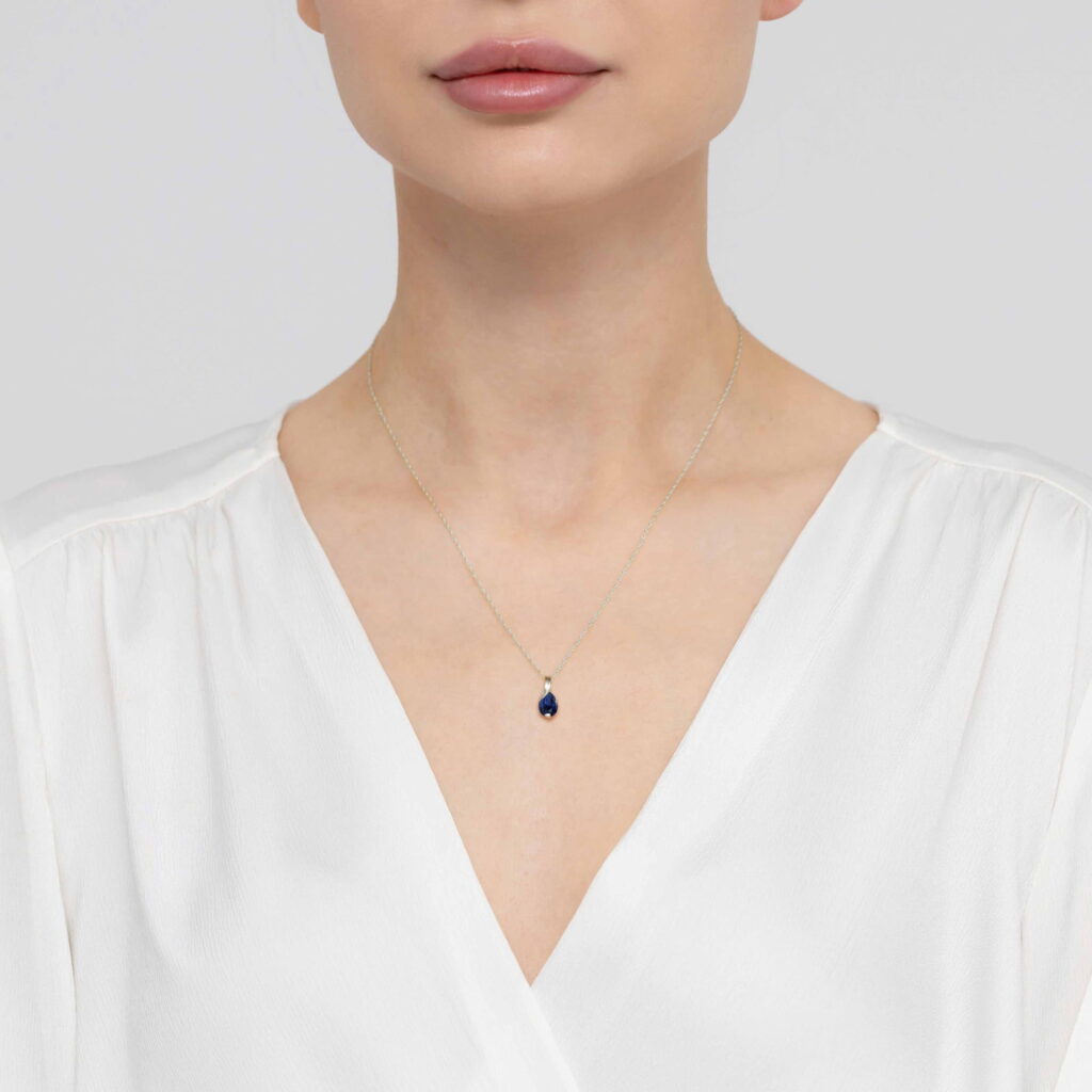 Zawieszka  Szafir 0,60ct - widok 2